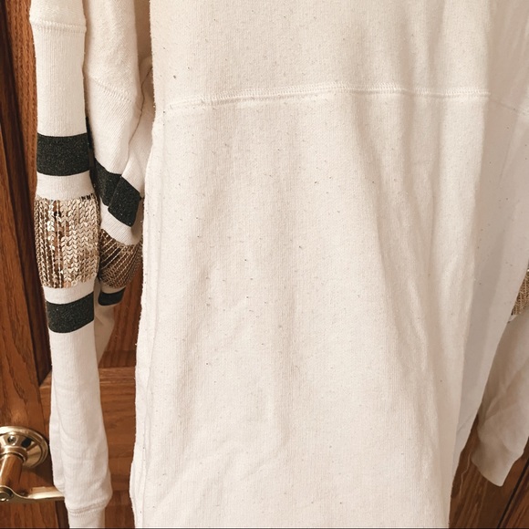 PINK Victoria’s Secret Varsity Ombré Bling Crew Size XS - Picture 9 of 13